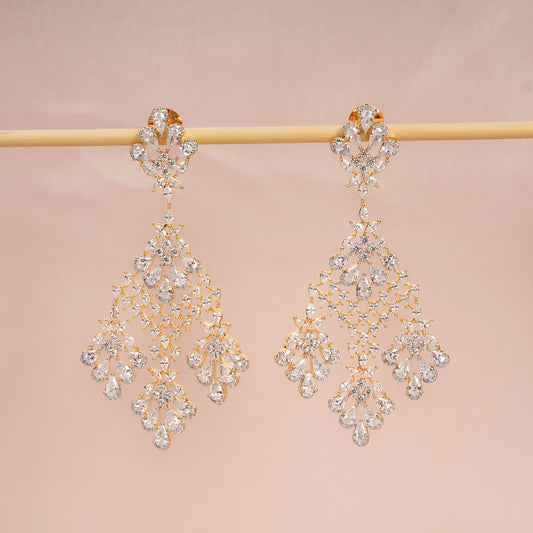 Aurelia Diamond Chandelier Earrings