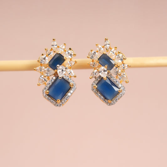 Azura Sapphire Statement Earrings