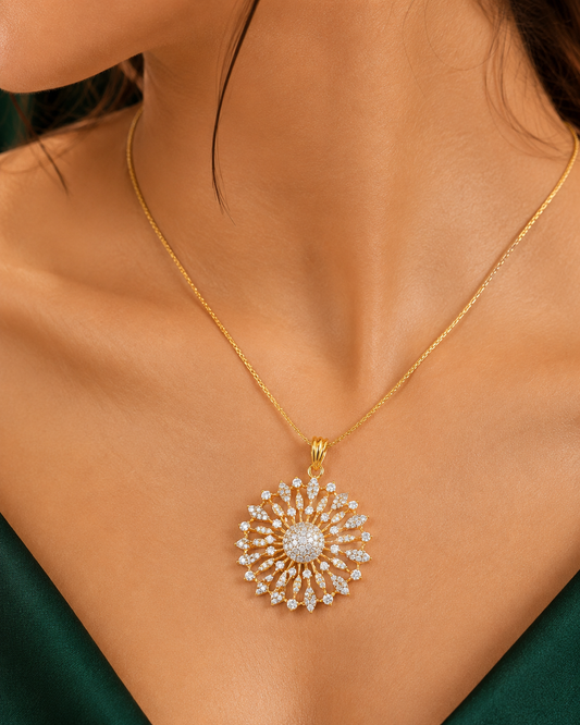 Fiora Diamond Pendant Set
