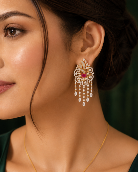 Seraphina Ruby Pendant Set