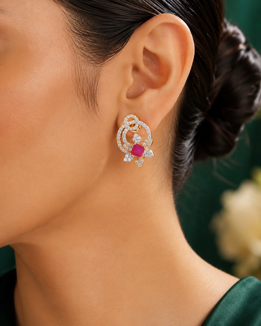 Virelle Ruby Pendant Set
