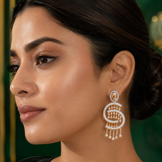 Celestial Cascade Diamond Earrings