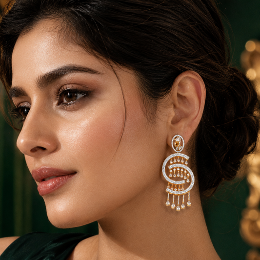 Celestial Cascade Diamond Earrings