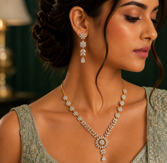 Sunlit Elegance Necklace Set