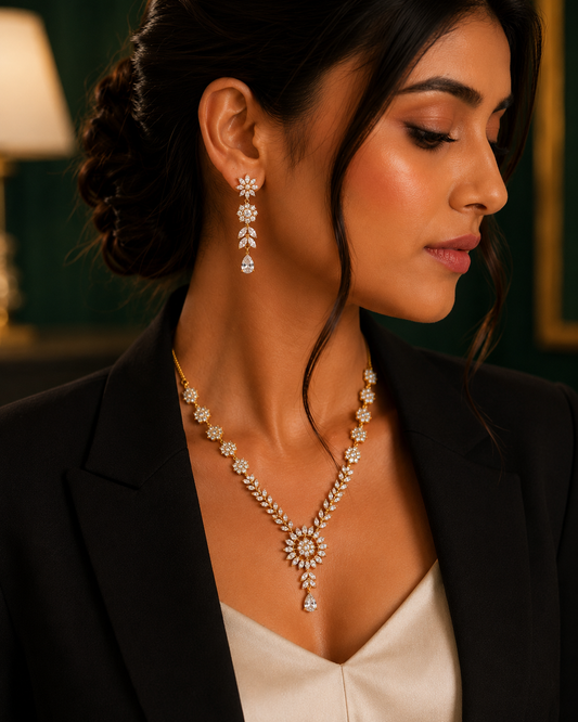 Sunlit Elegance Necklace Set